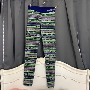 COPY - Colorful Nike pro dri-fit leggings worn on…